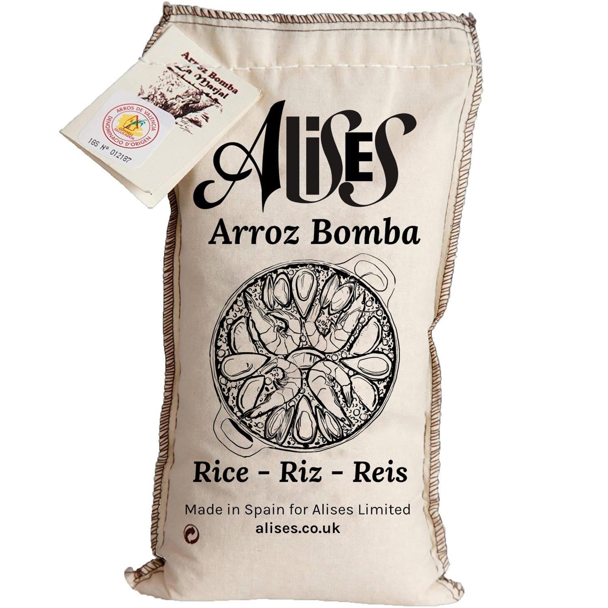 Arroz Bomba D.O. 1kg – Alises